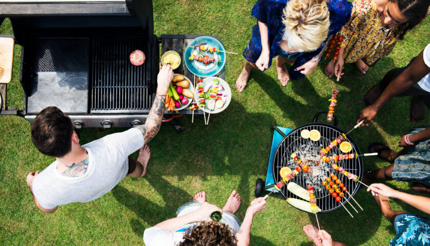 Barbecue gaz et charbon